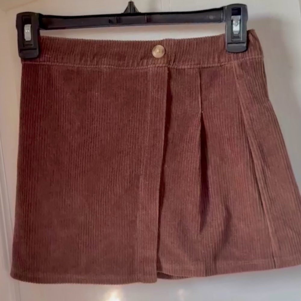 Girls Abercrombie kids Brown Corduroy Skirt